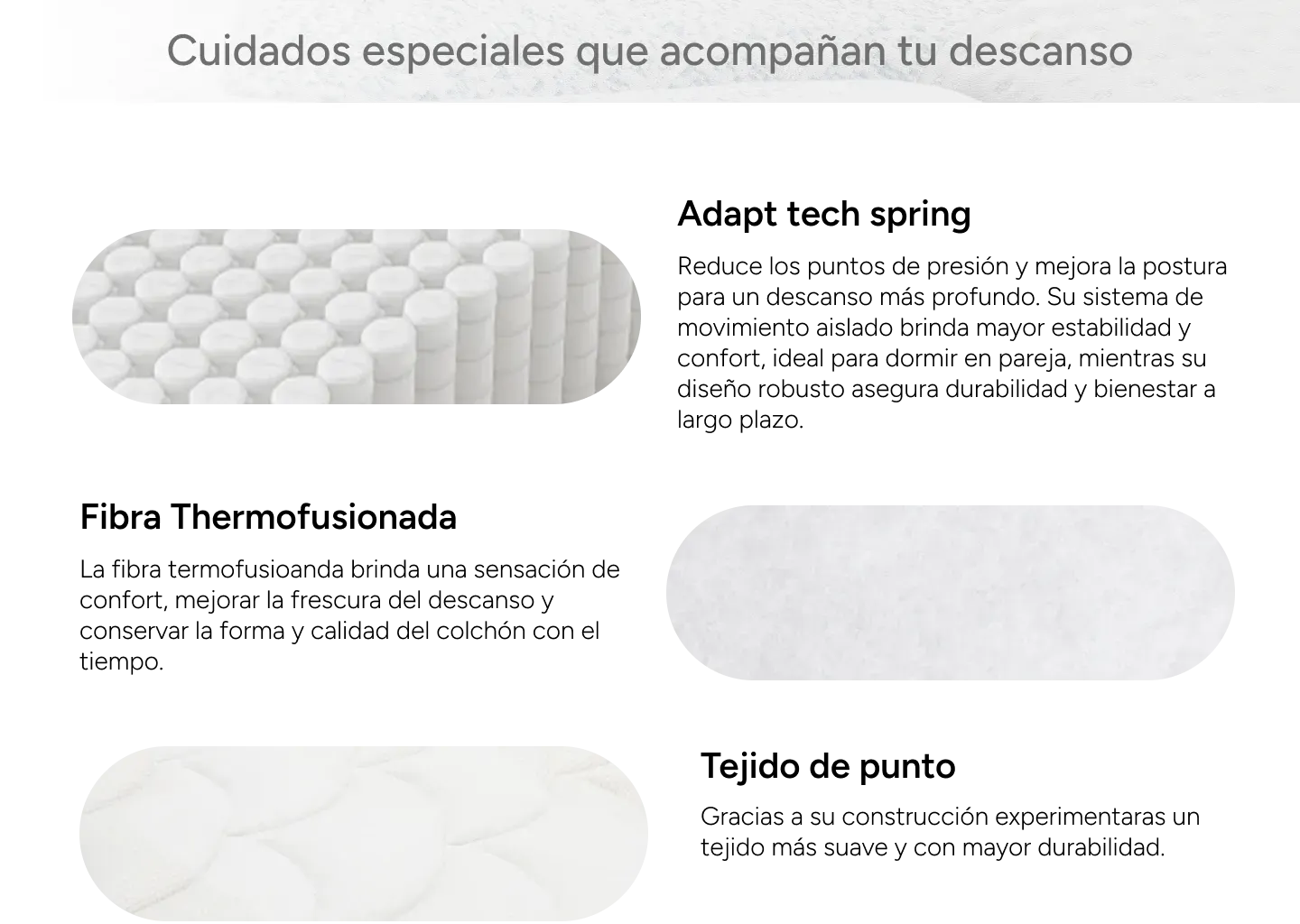 Cuidados Especiales Colchon astra
